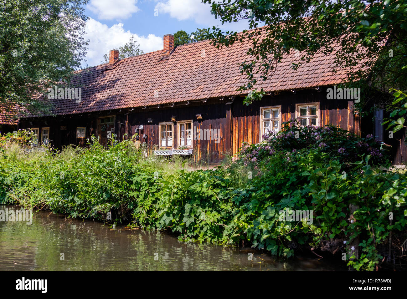 Spreewald riserva della biosfera area vacanze Foto Stock