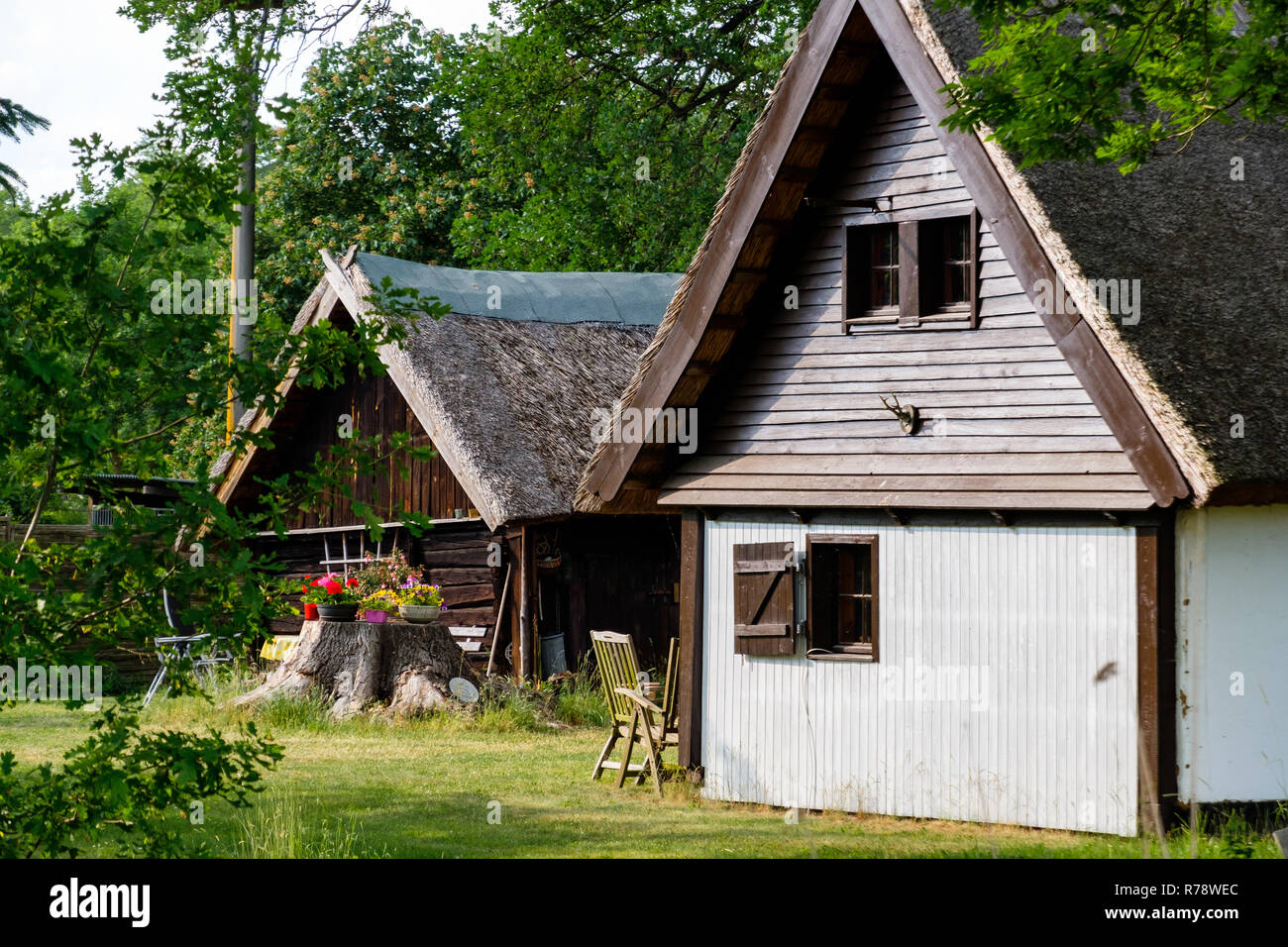 Spreewald riserva della biosfera area vacanze Foto Stock