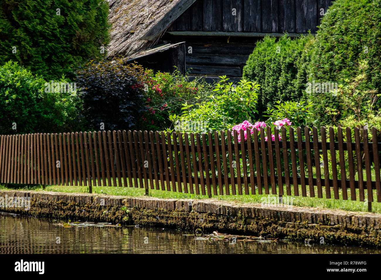 Spreewald riserva della biosfera area vacanze Foto Stock