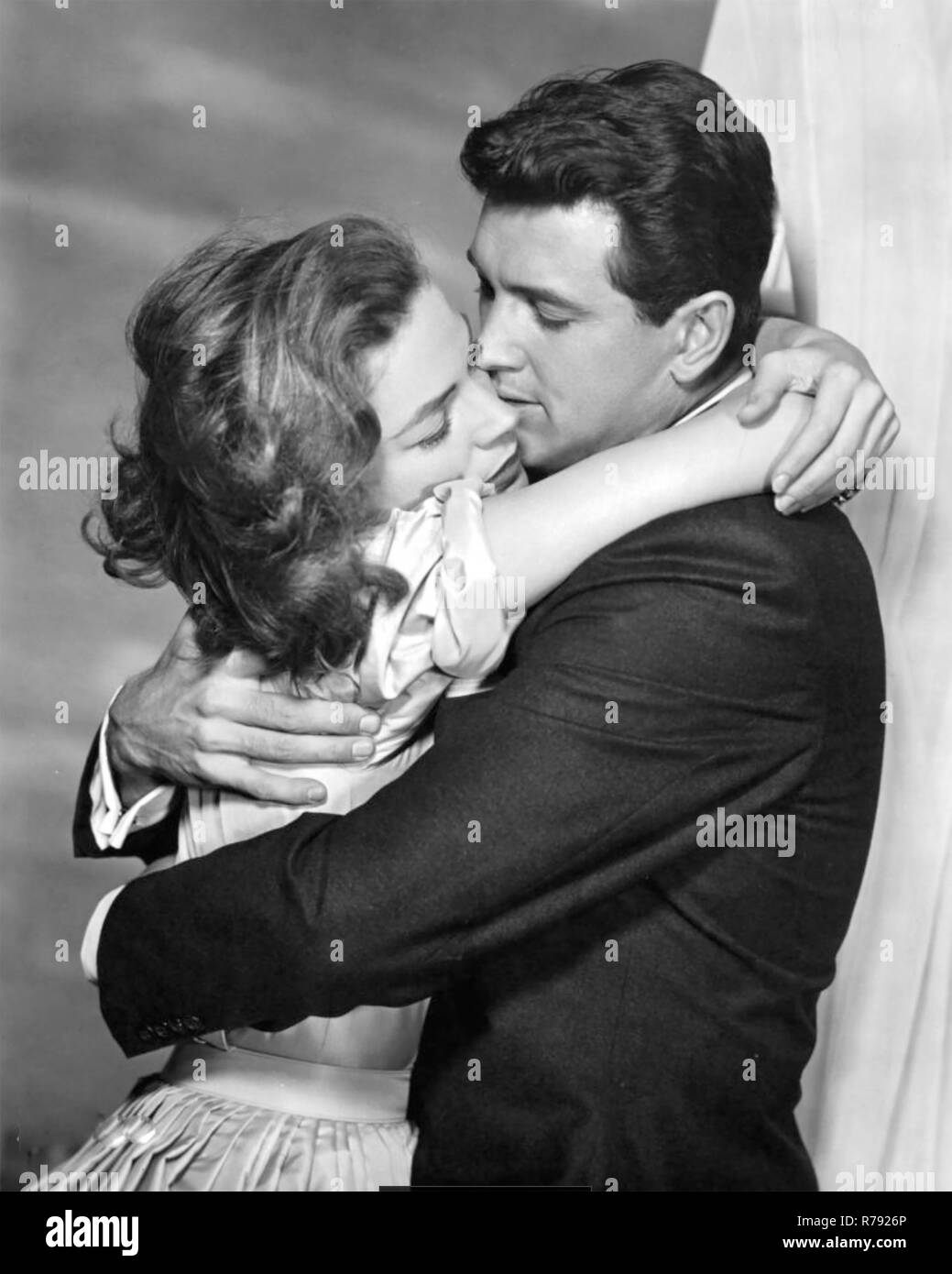 Scritto sul vento 1956 Universal International film con Lauren Bacall e Rock Hudson Foto Stock