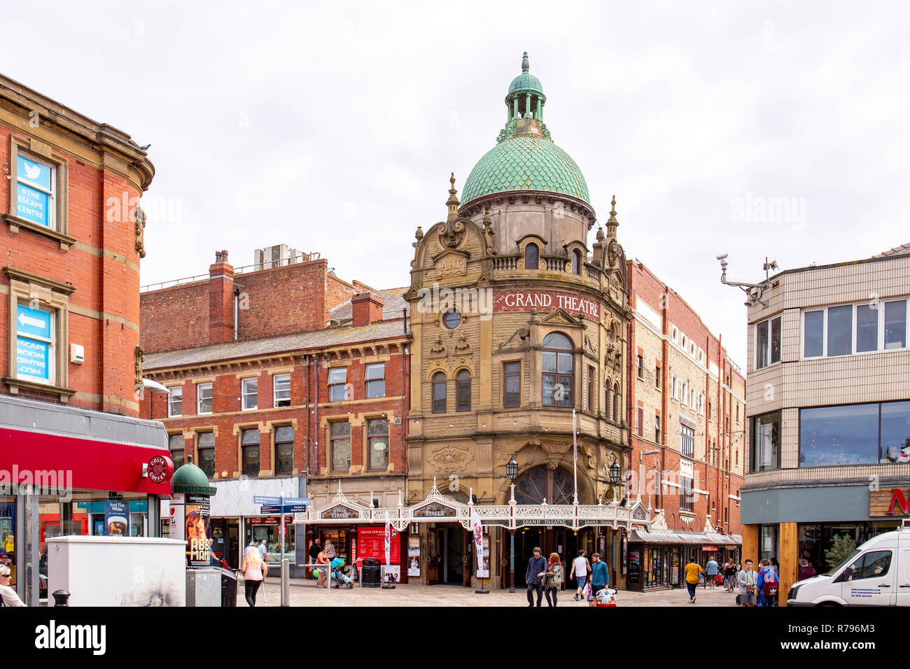 Il Grand Theatre in Blackpool Lancashire Regno Unito Foto Stock