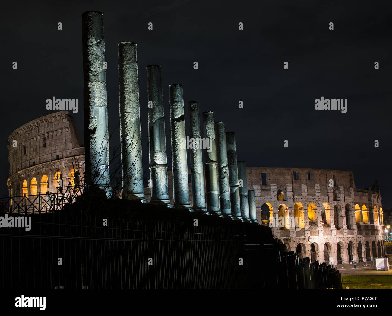 Colosseo Roma Foto Stock