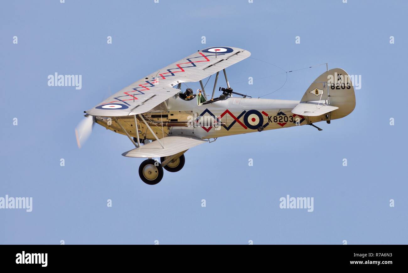 1937 Hawker Demon K8203 volare al vecchio Operaio Foto Stock