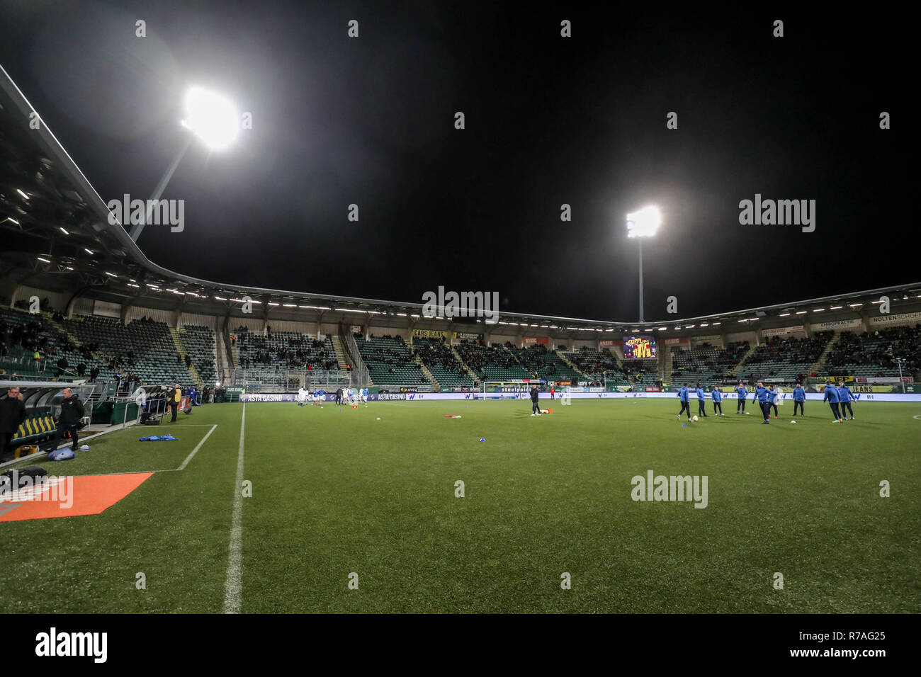 L'AIA - ADO - Graafschap , Calcetto , Stagione 2018/2019 , Eredivisie , Cars jeans Stadium , 08-12-2018 , panoramica dello Stadio Foto Stock