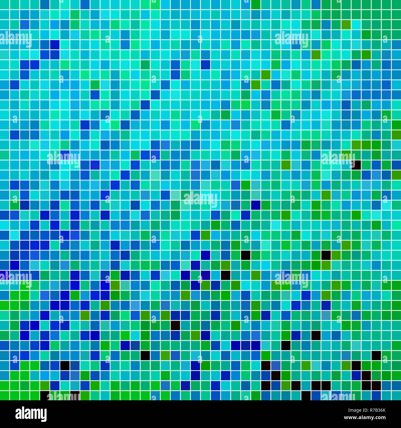 Abstract square pixel di sfondo a mosaico Foto Stock