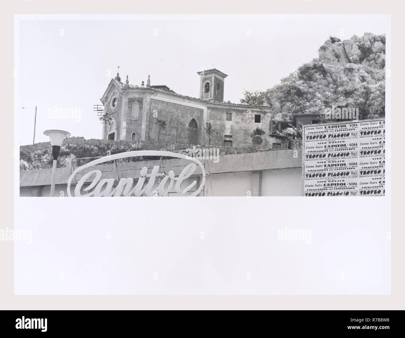 Lazio Frosinone Sora viste generali, questa è la mia Italia, il paese italiano di storia visiva, Post-architettura medievale. Foto Stock