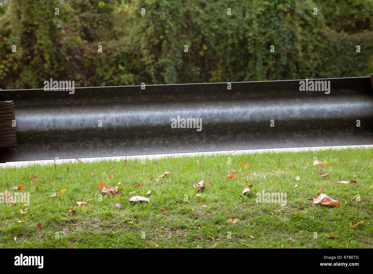 Guardrail in autostrada Foto Stock