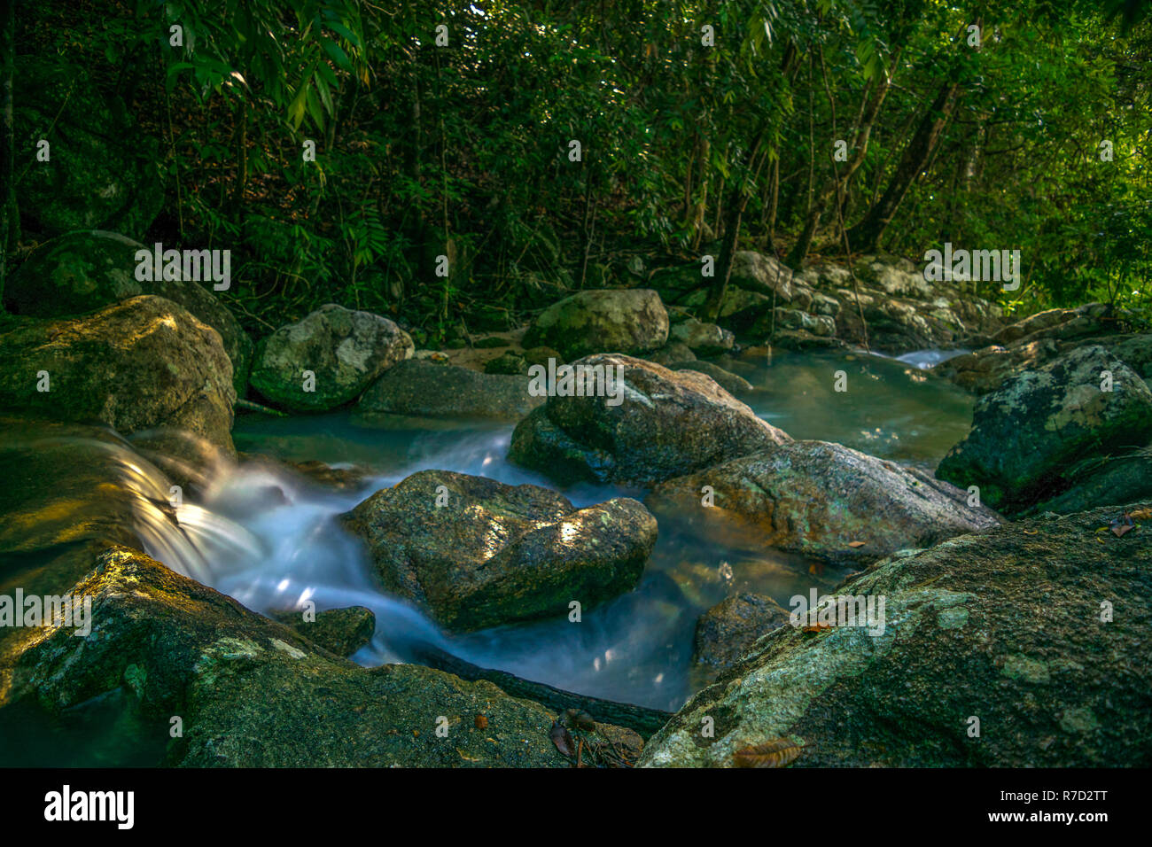 Cascata Phaeng in Koh Phangan Thailandia Foto Stock