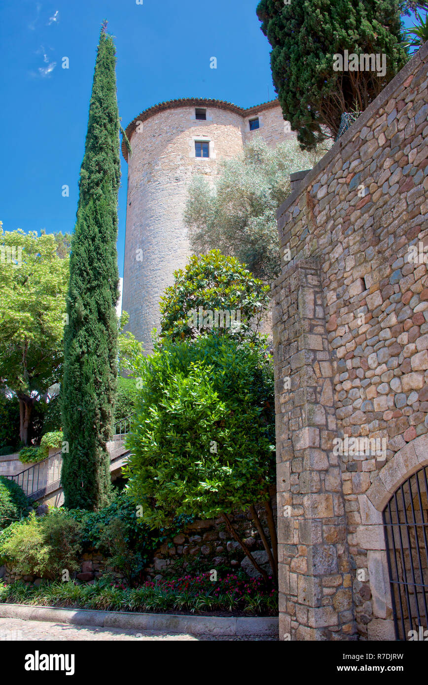 Città di Girona, Spagna Foto Stock