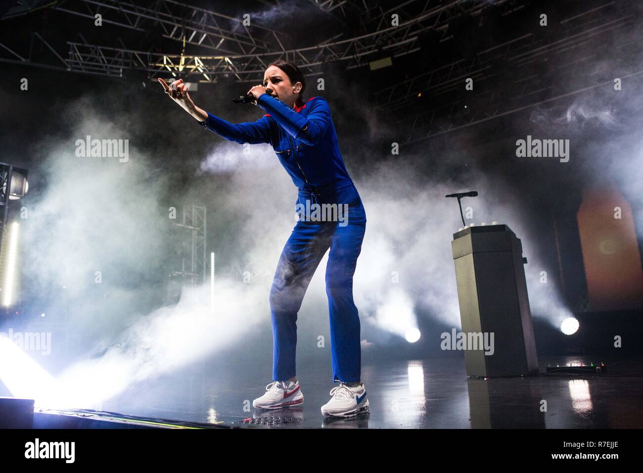 Main, Italia. 8 Dic 2018. Jain live at Fabrique © Roberto Finizio / Alamy Live News Foto Stock