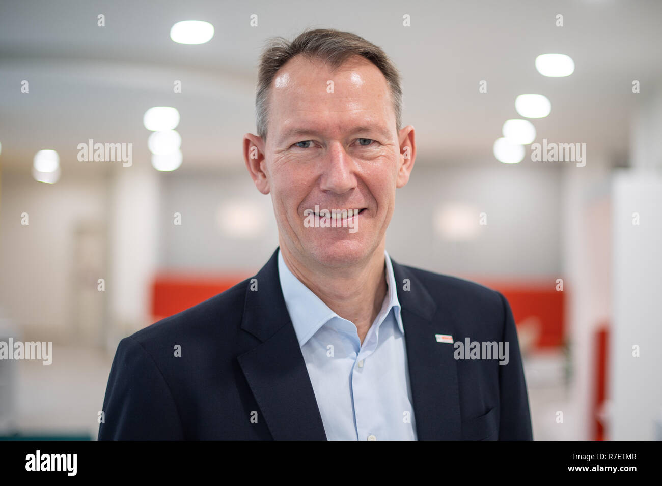 Gerlingen, Germania. 07Th Dec, 2018. Christian Fischer, Bosch futuro membro del consiglio di amministrazione per l'energia e la tecnologia edilizia settore di business. Credito: Sebastian Gollnow/dpa/Alamy Live News Foto Stock
