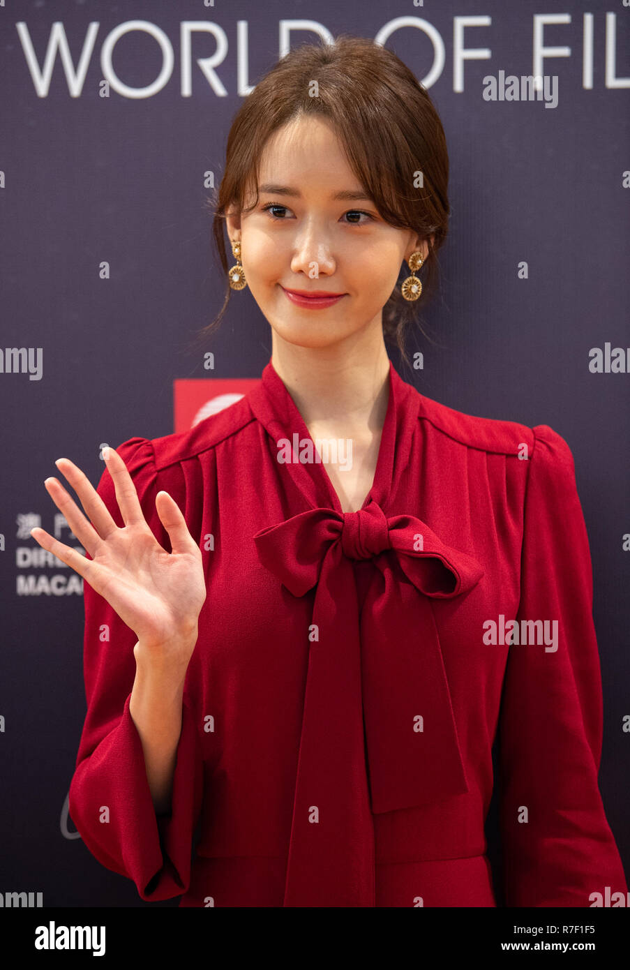 Macao,Macau SAR,Cina.8 DICEMBRE 2018. Corea del Sud attrice e cantante Yoon-Ah Im presso il Festival Internazionale del Film e premi a Macao Foto Stock