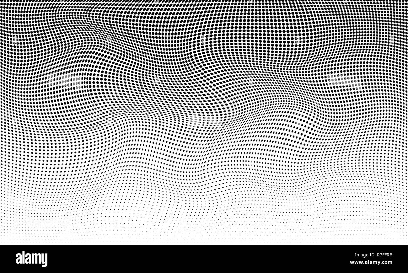Texture di mezzitoni. modello halftone abstract background. Illustrazione Vettoriale