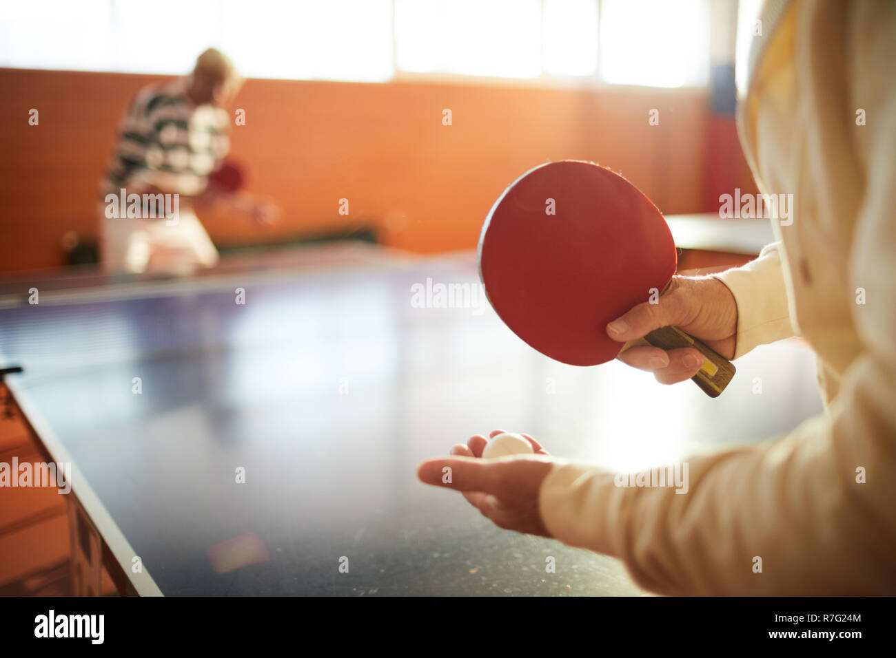 Ping pong forniture Foto Stock