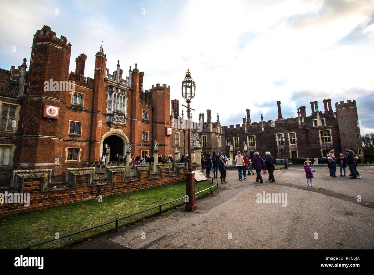 Hampton Court Palace Foto Stock