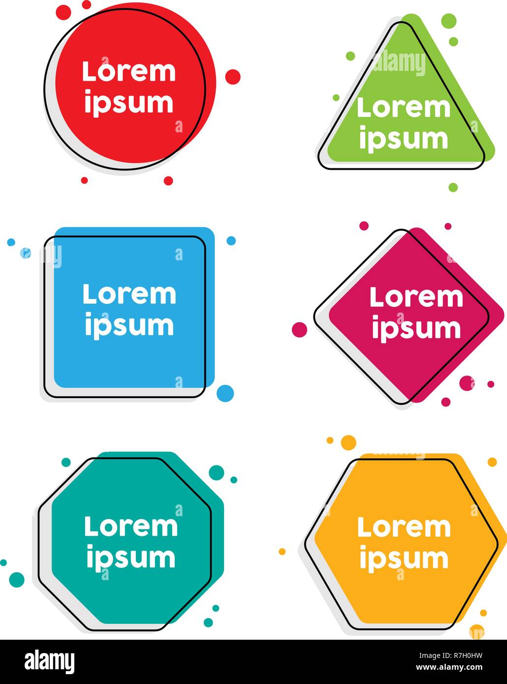 Riportare il testo bolla. Virgole, nota, messaggio e commento illustrazione vettoriale. Illustrazione Vettoriale