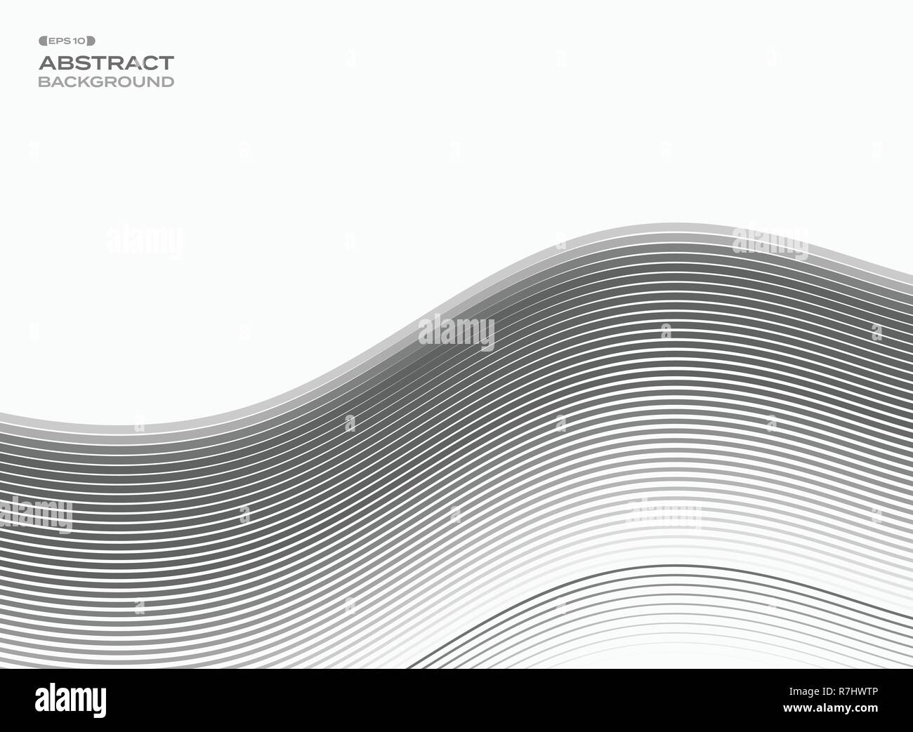 Abstract della libera linea grigia sullo sfondo di pattern, vettoriale EPS10 Illustrazione Vettoriale