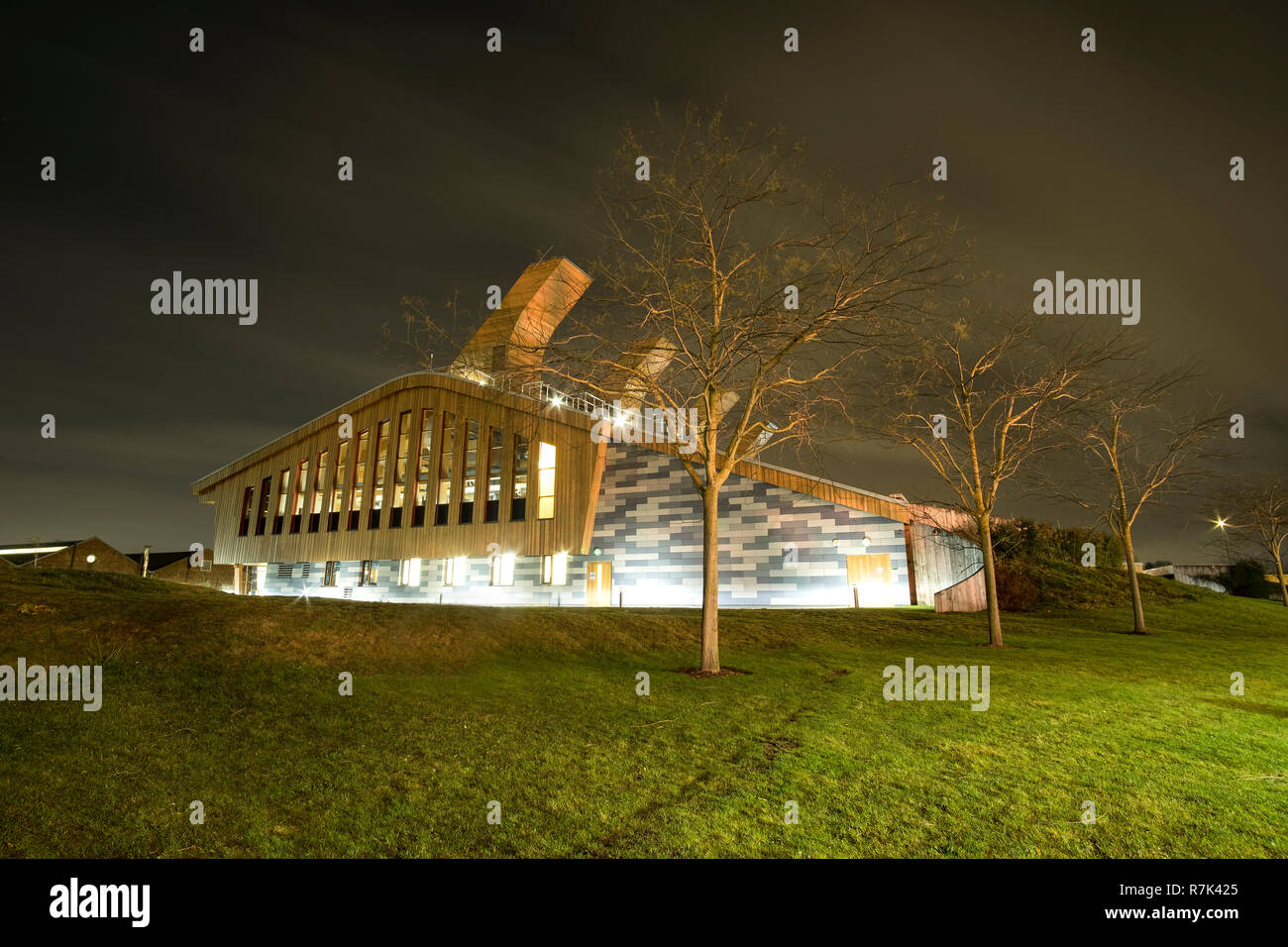 Ultra moderno centro di ricerca sulla Jubilee Campus Università di Nottingham Foto Stock