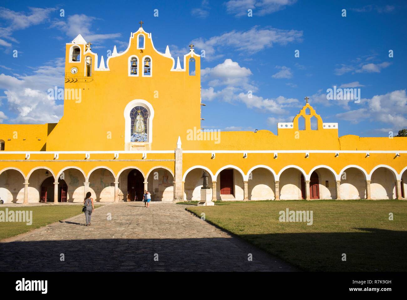 Messico, Yucatán, Izamal, la città di colore giallo, il convento di San Antonio De Padova, Cappella la Camerin de la Virgen, dedicata alla Vergine Foto Stock