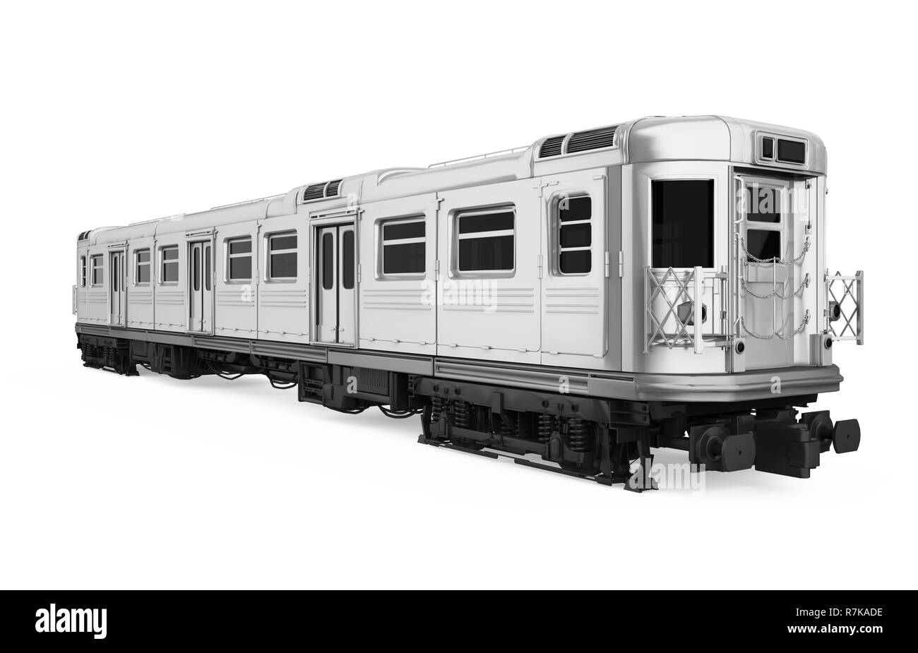 Subway Car isolato Foto Stock