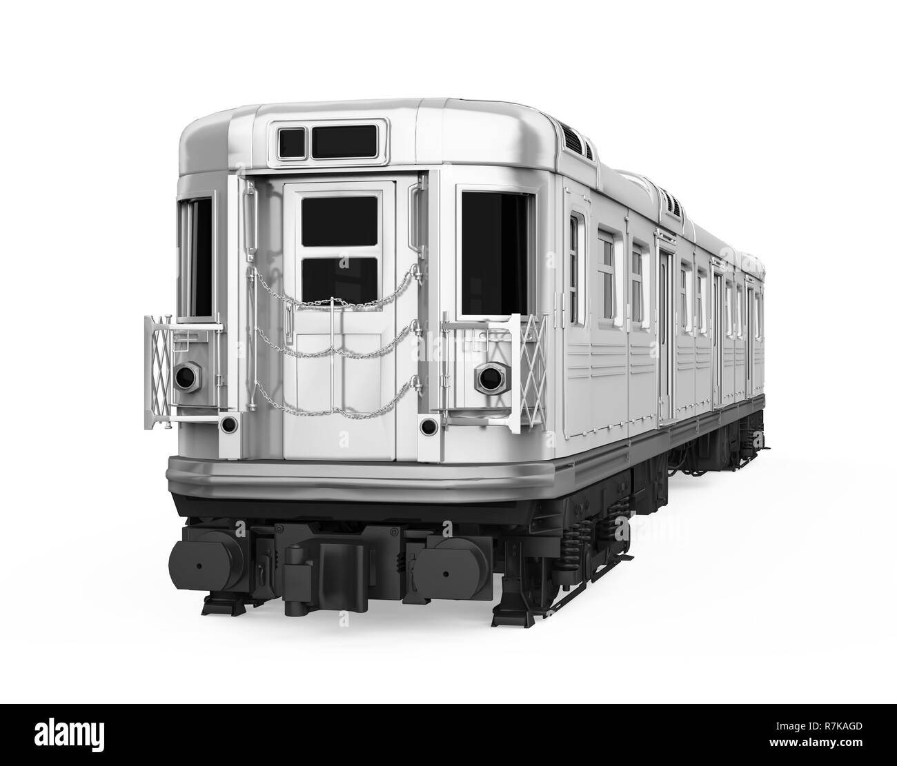 Subway Car isolato Foto Stock