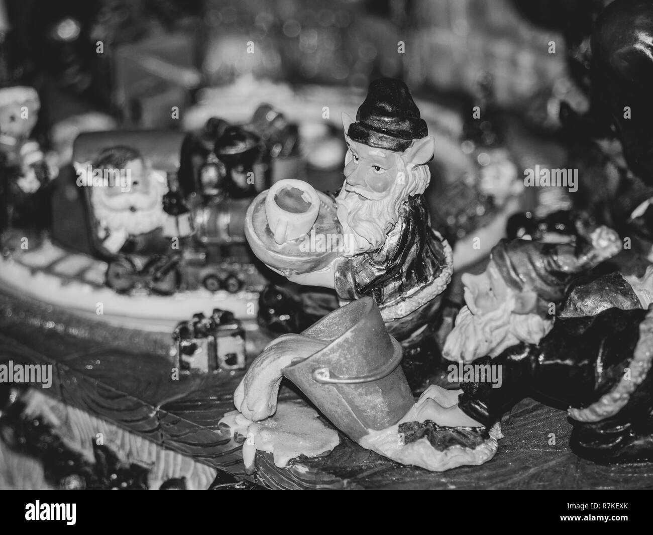 Macro ornamento di Natale. Foto Stock