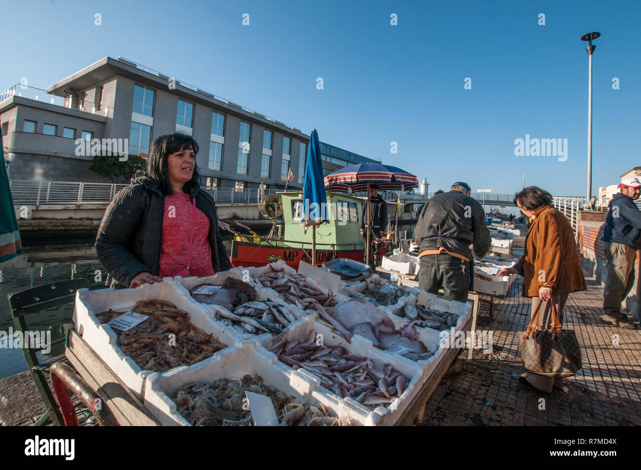 Mercato del Pesce viareggio toscana italia Foto stock - Alamy
