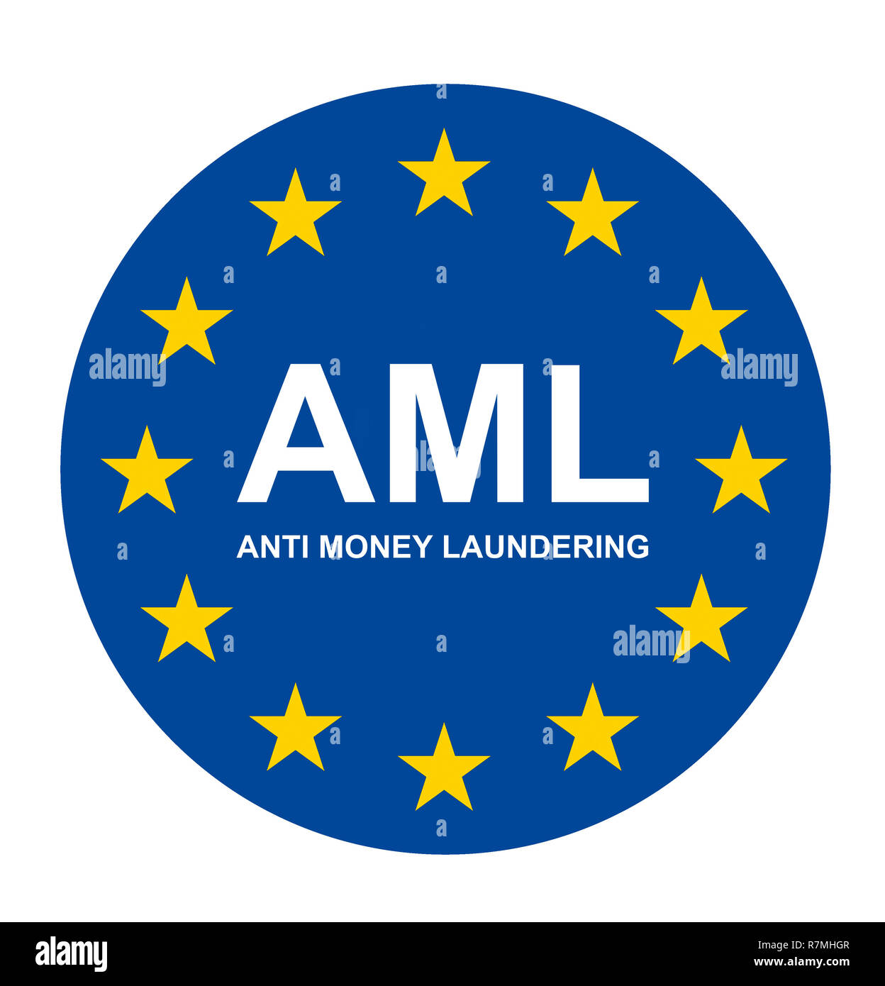 AML antiriciclaggio concept Foto Stock
