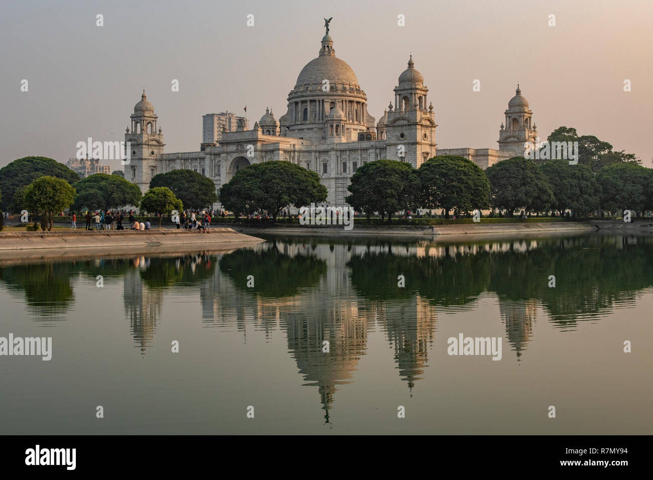 Victoria Memorial, Calcutta, West Bengal, India Foto Stock