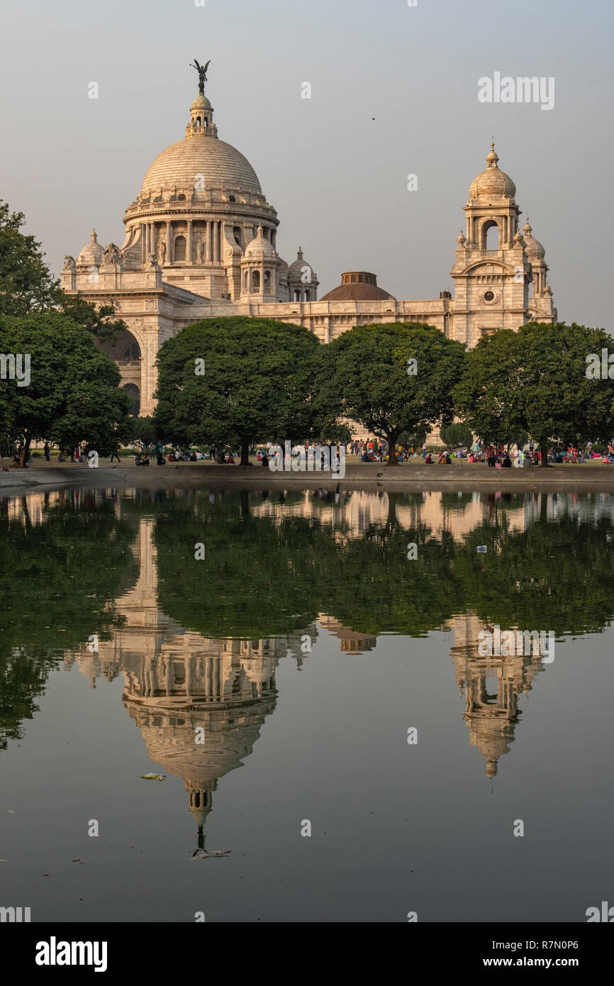 Victoria Memorial, Calcutta, West Bengal, India Foto Stock