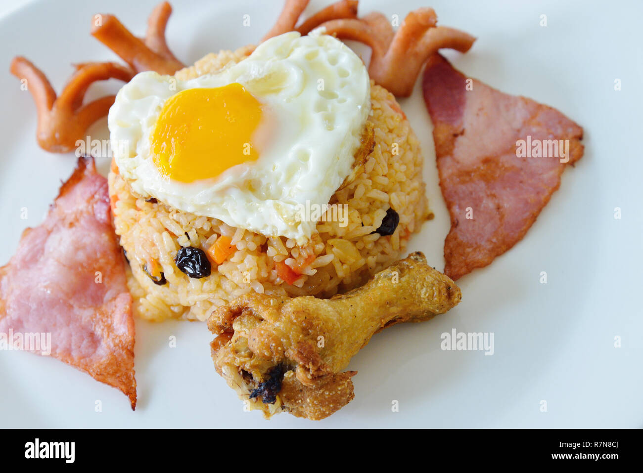 Cibo tailandese, American riso fritto Foto Stock