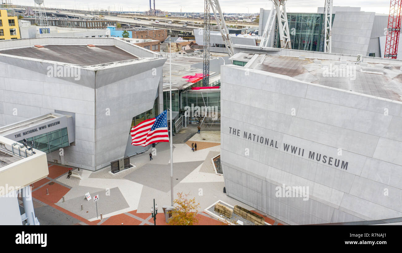Il National WWII Museum di New Orleans, LA, STATI UNITI D'AMERICA Foto Stock