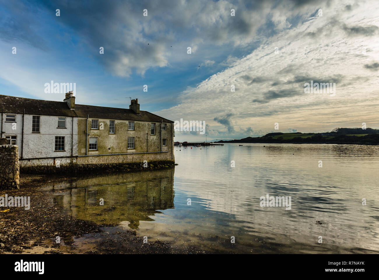 Isola di Whithorn Harbour, Dumfries and Galloway, Scozia. Foto Stock