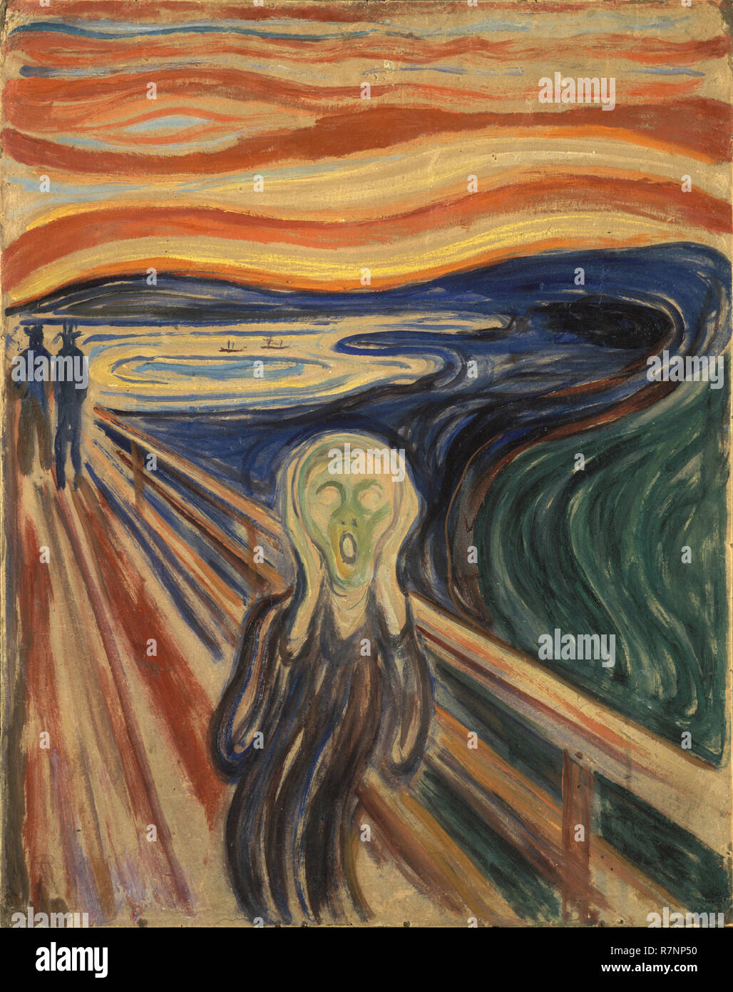Edvard Munch il grido Foto Stock