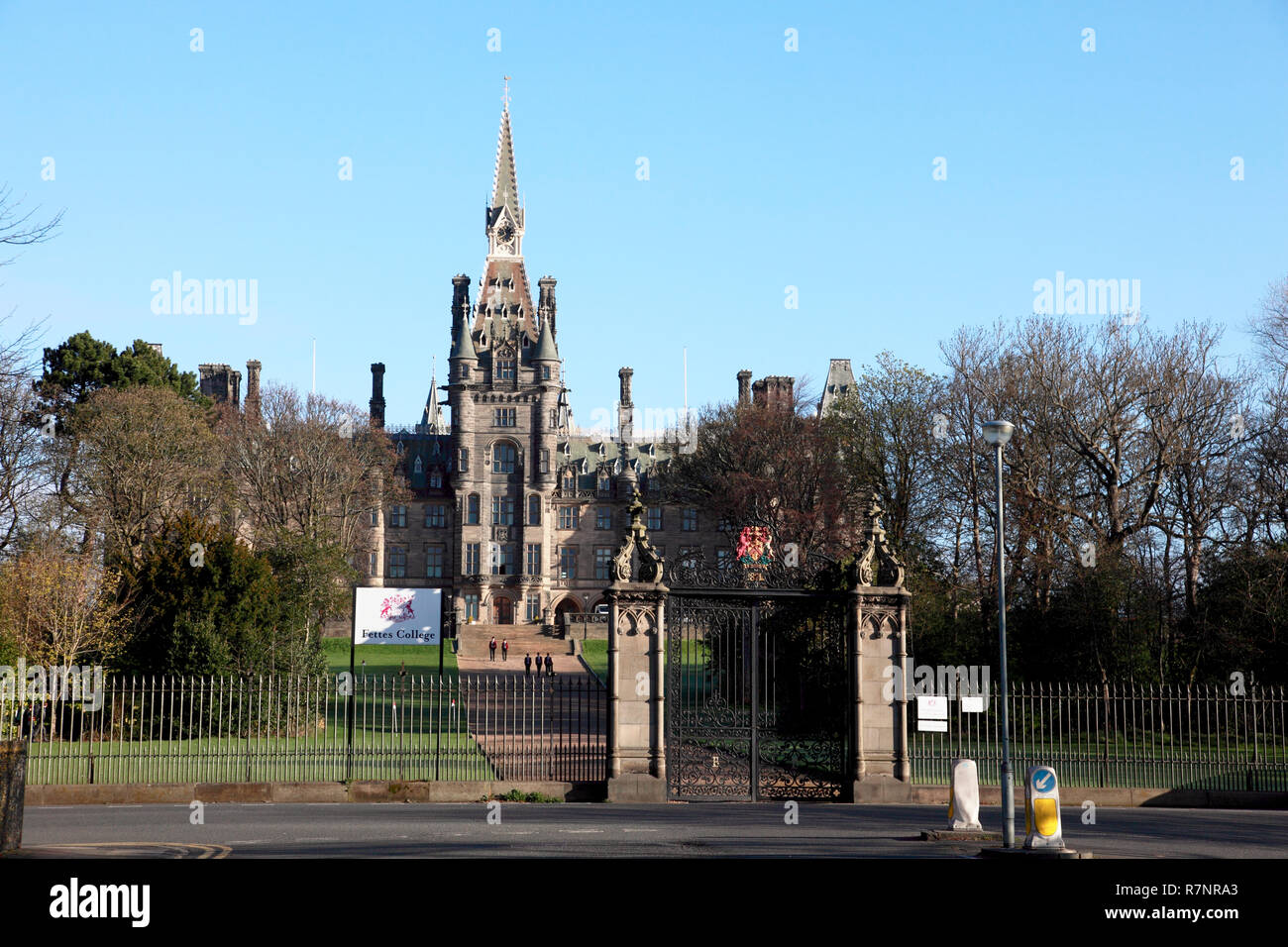 Fettes College, un indipendente scuola privata a Edimburgo in Scozia Foto Stock