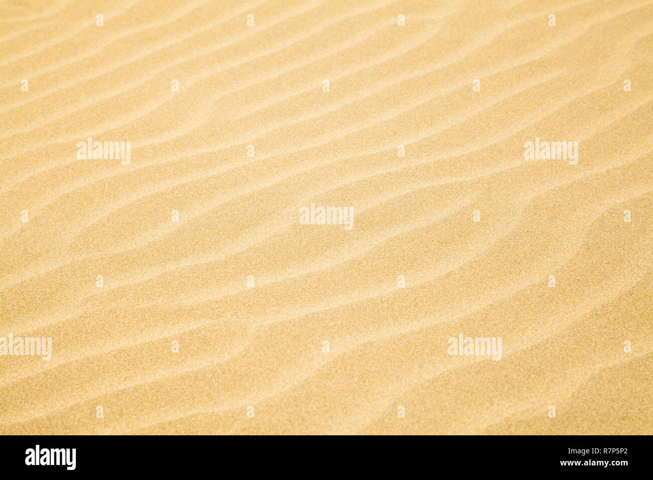 Tan d'onda di oscillazione duna di sabbia spiaggia sfondo. Foto Stock