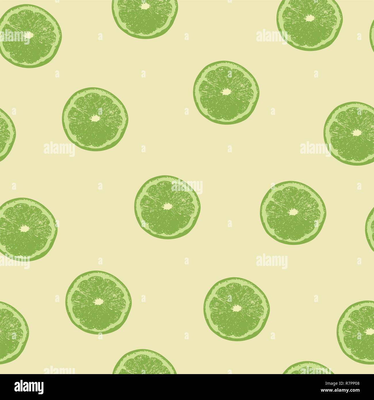 Vettore di limone pattern senza giunture Illustrazione Vettoriale