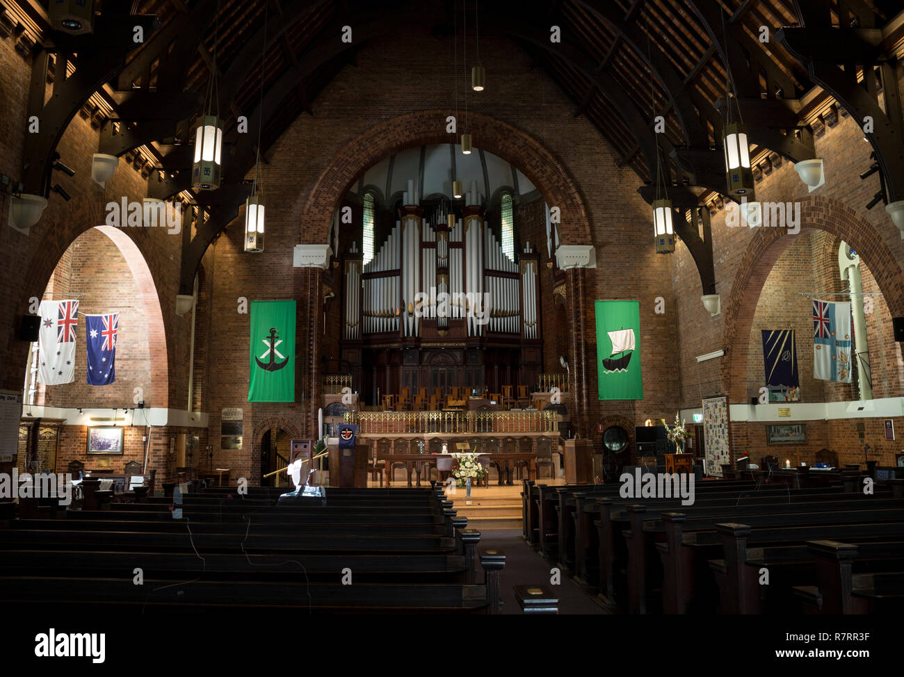 St. Andrew's Uniting Chiesa, Creek Street, Brisbane, Queensland, Australia Foto Stock