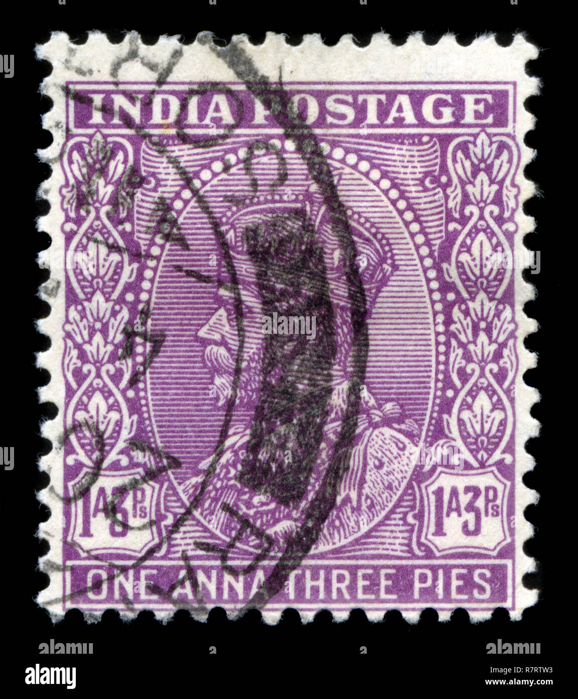 Francobollo da India nella King George V - Definitives (1926-36) serie emesse nel 1932 Foto Stock