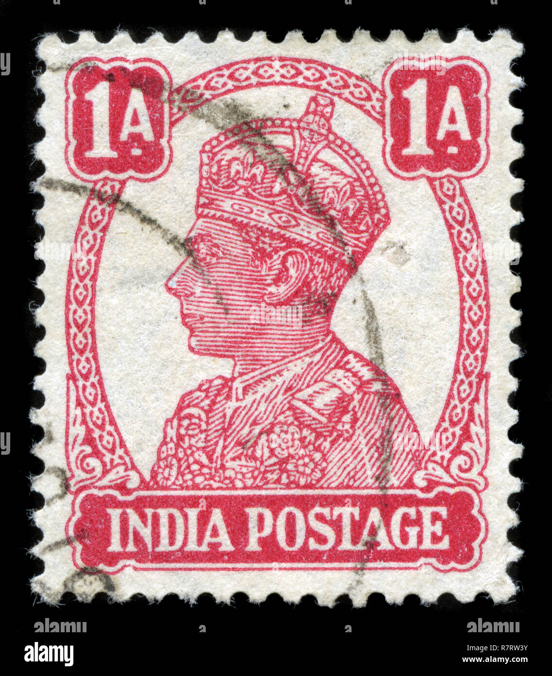 Francobollo da India nella King George VI - Definitives (1940-43) serie emesse nel 1943 Foto Stock