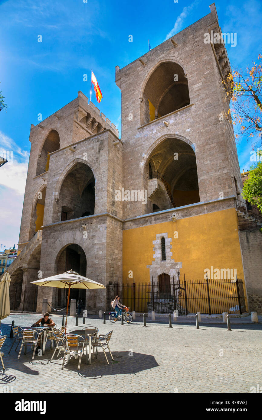 Torri di Quart. Valencia. Comunidad Valenciana. Spagna Foto Stock