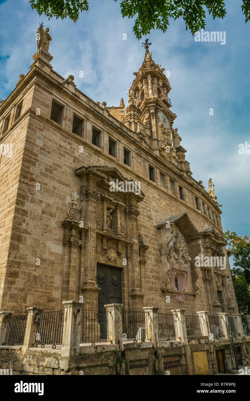 La Iglesia de los Santos Juanes Chiesa. Valencia. Comunidad Valenciana. Spagna Foto Stock