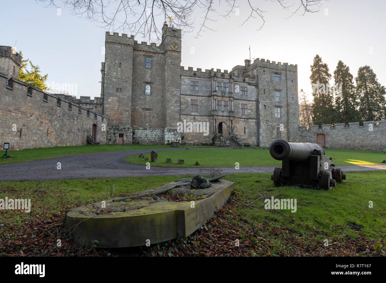 Chillingham Castle, Alnwick, Northumberland Foto Stock