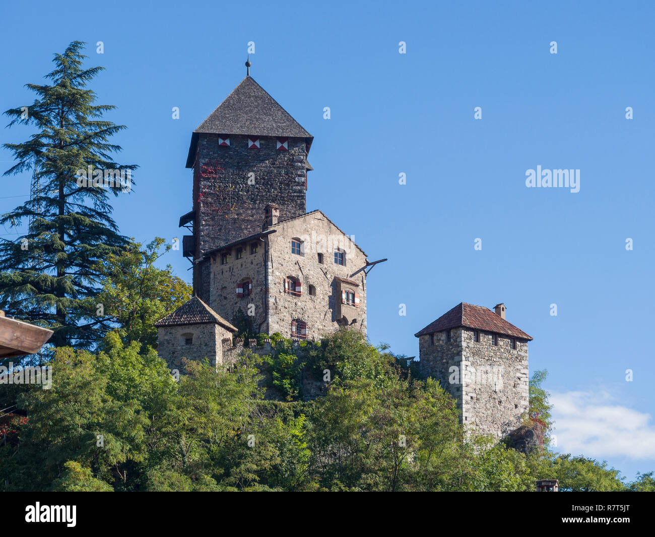 Castello Bronzolo in Klausen, Regione Sud Tyrol-Bolzano, Italia, Europa Foto Stock