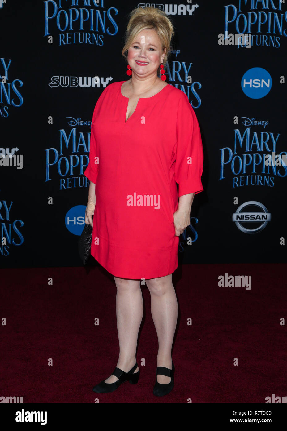 HOLLYWOOD, Los Angeles, CA, Stati Uniti d'America - 29 novembre: Caroline Rhea presso il Los Angeles Premiere di Disney's 'Mary Poppins restituisce" tenutasi presso l'El Capitan theater su Novembre 29, 2018 a Hollywood e Los Angeles, California, Stati Uniti. (Foto di Image Press Agency) Foto Stock