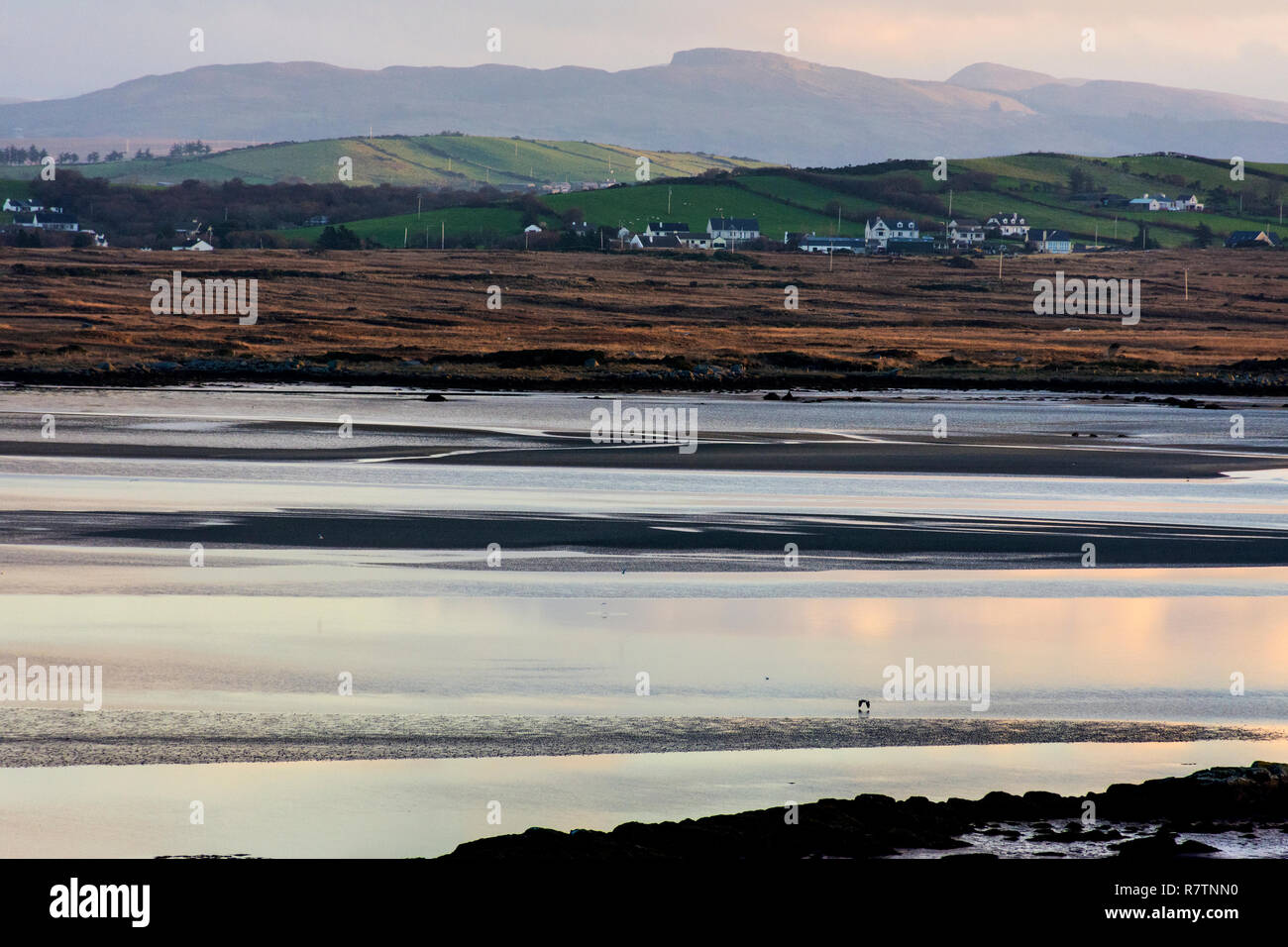 Loughros più Bay, Ardara, County Donegal, Irlanda. Proposta di sito di controverse oyster farm. Foto Stock