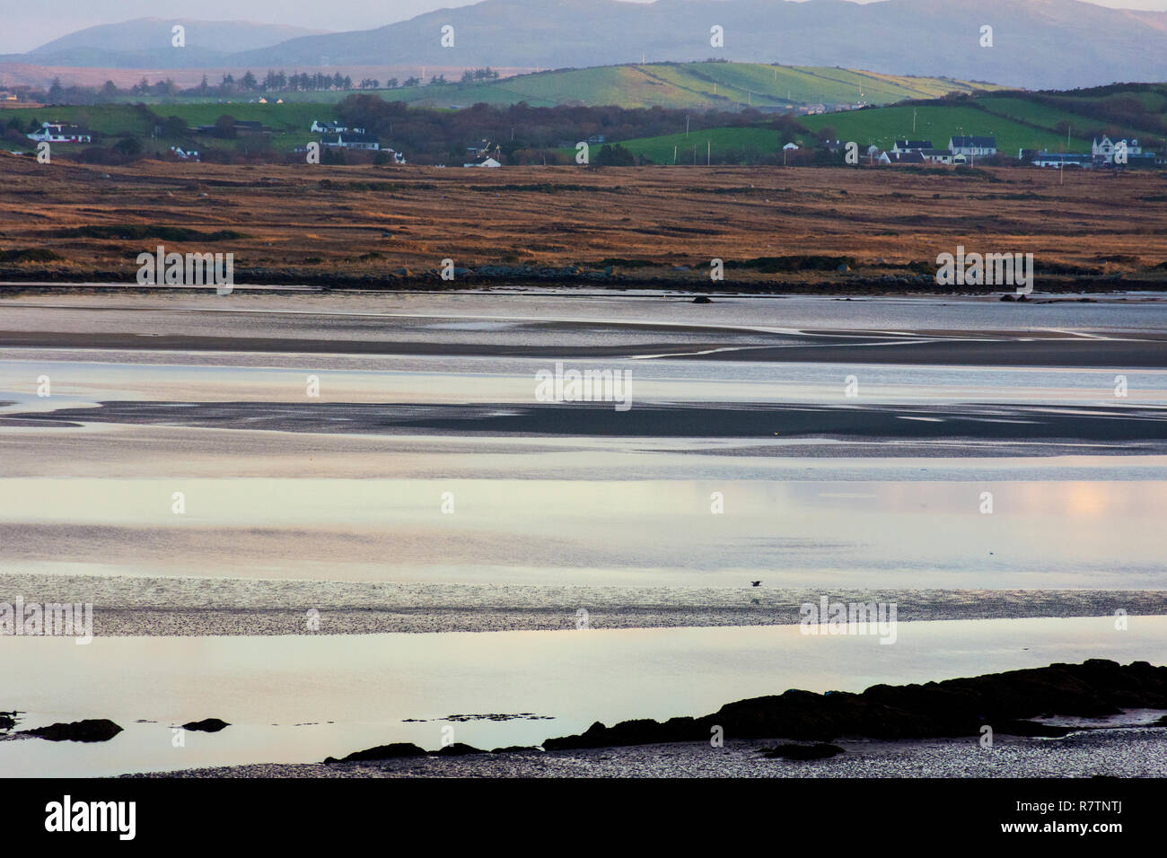 Loughros più Bay, Ardara, County Donegal, Irlanda. Proposta di sito di controverse oyster farm. Foto Stock