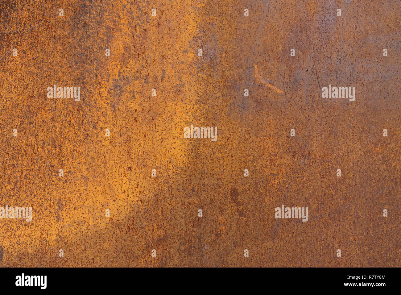 Rusty brown superficie metallica sullo sfondo Foto Stock
