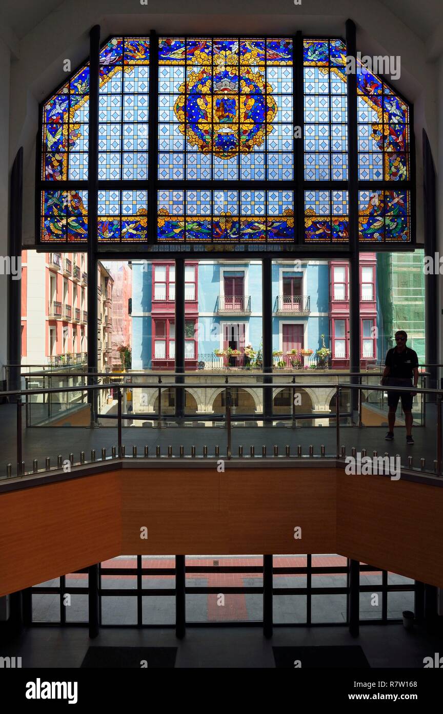 Spagna, Paesi Baschi, provincia di Biscaglia, Bilbao, il Mercato della Ribera (mercado) Foto Stock