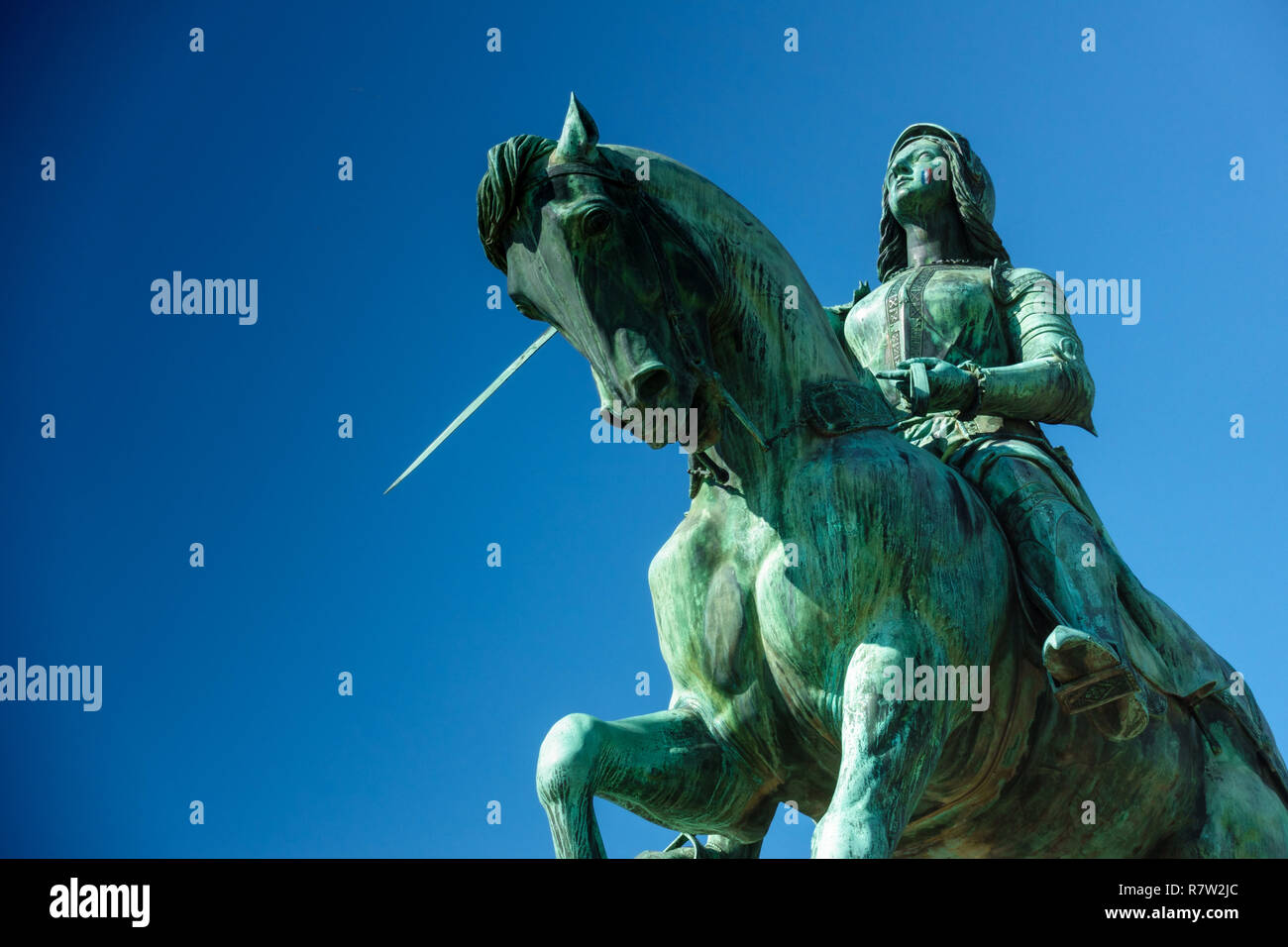 Statua di Giovanna d'arco Foto Stock